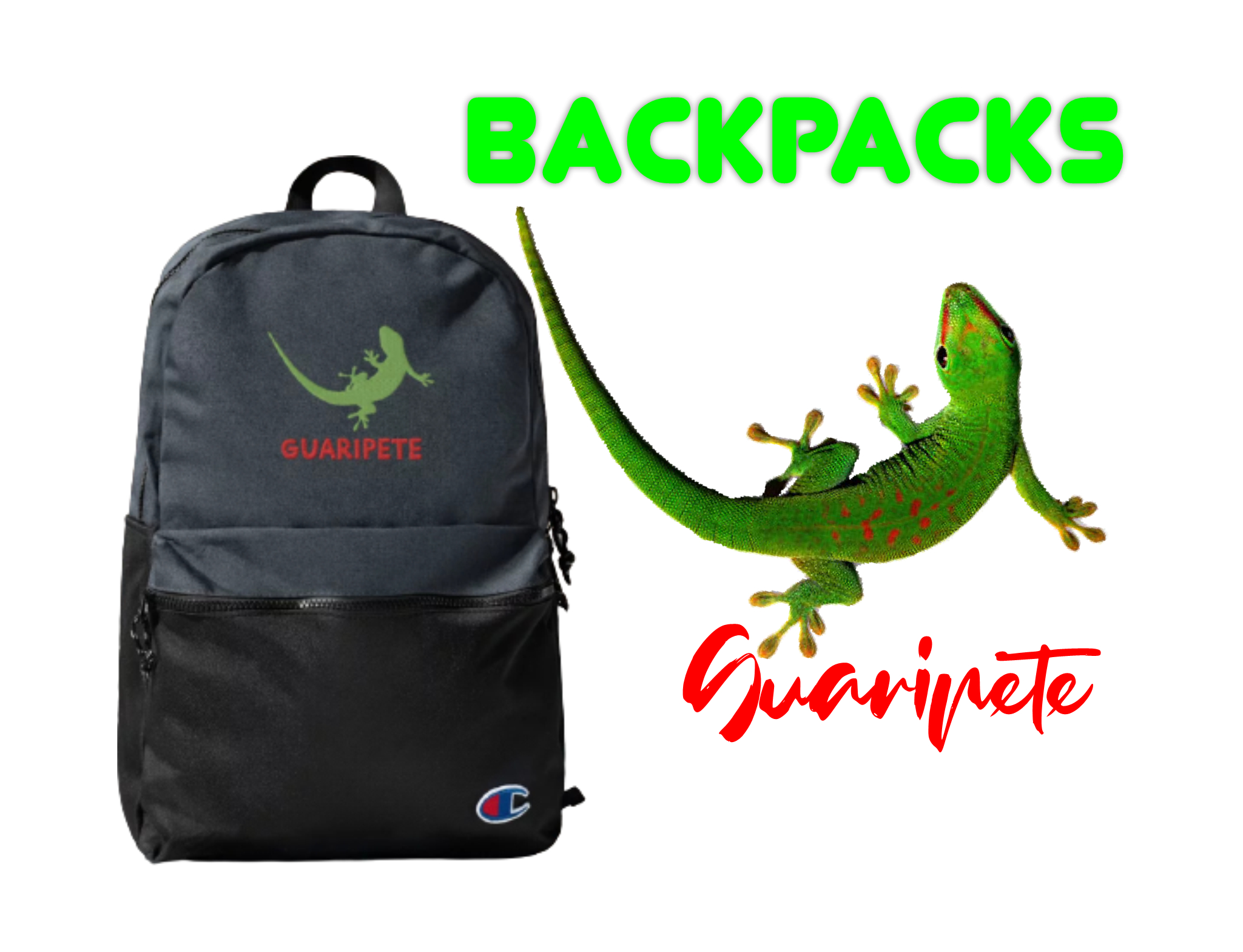 Backpacks with the exclusive design of the recognized brand Guaripete