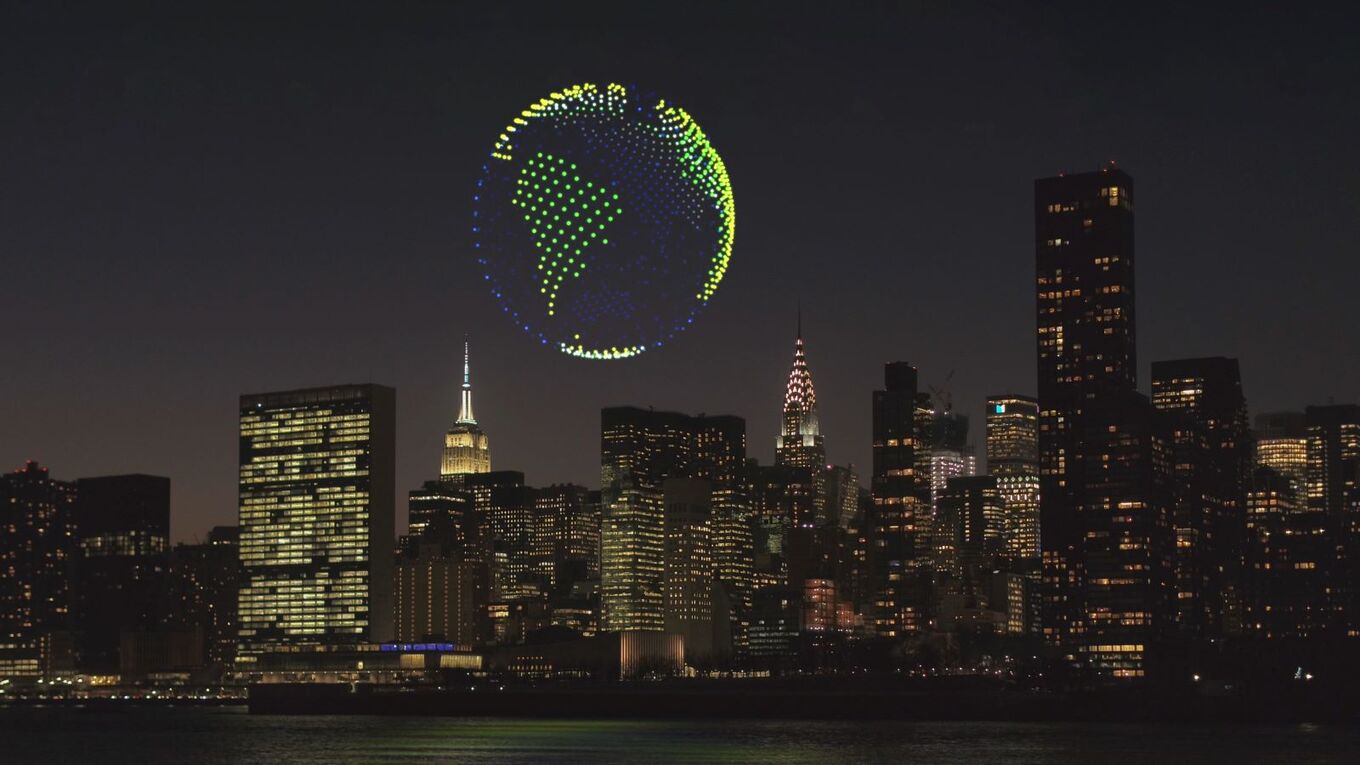 New York city Drone show 2023