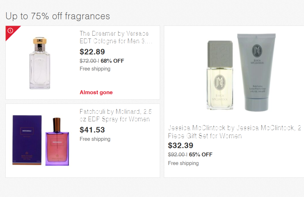 Descuento en Fragancias, Fragrance CLEARANCE